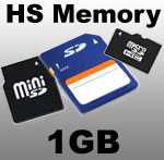 Mini DVR HS Memory Card - 1GB