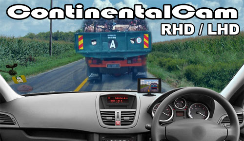 ContinentalCam™ - RHD or LHD Car Camera Driving Aid